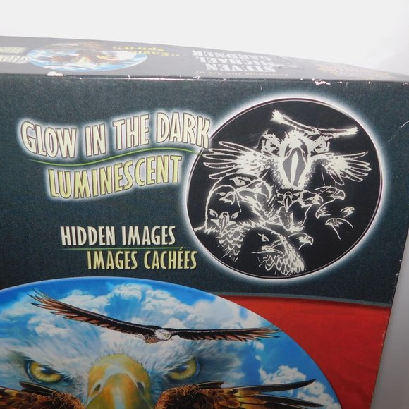 Master Pieces Steven Michael Gardner Eagle Spirit Glow in the Dark Puzzle - Picture 5 of 12